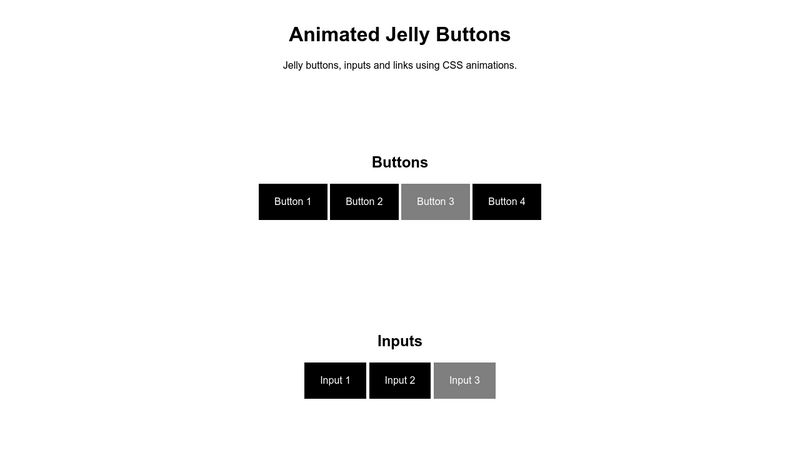 Animated Jelly Buttons