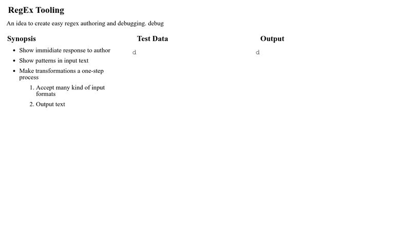 regex-tooling