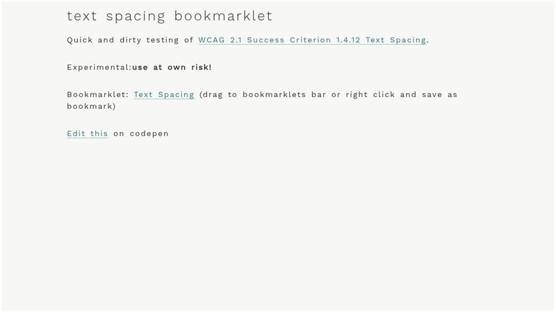 text-spacing-bookmarklet