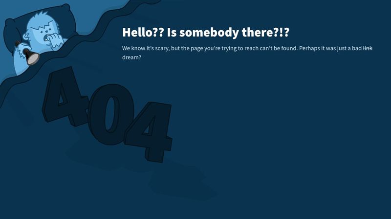 Yeti 404 Page