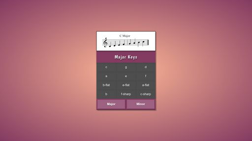 React Musical Scale Display - Script Codes