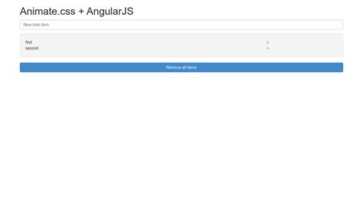 AngularJS Animated Todo List - Script Codes