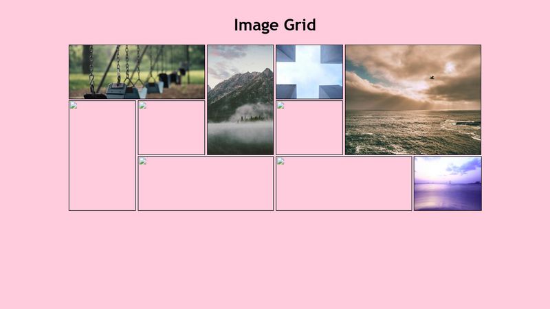 css grid responsive image gallery codepen