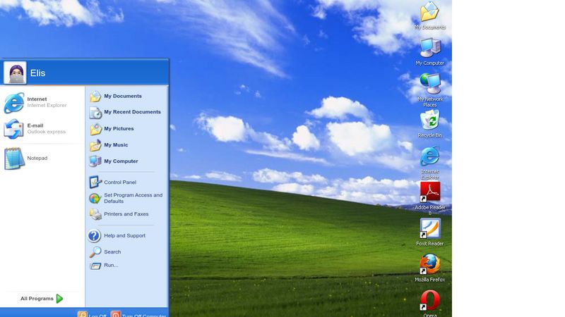 WindowsXP Desktop screenshot - HTML&CSS