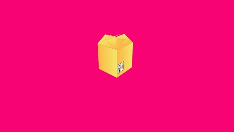 Opening 3D Cardboard Box Animation made with Pure CSS.