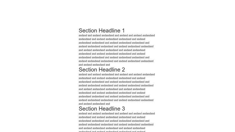 body scroll section header fix