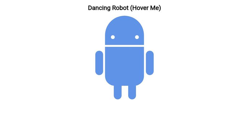 Dancing Robot - CSS Animations