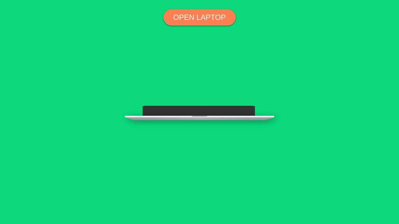 SVG Laptop opening animation SVG Laptop opening animation
