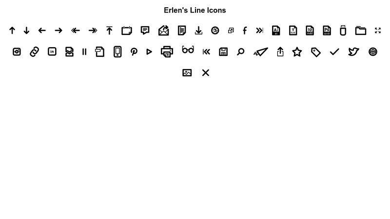 SVG Sprite Icon Set with drawing hover animation