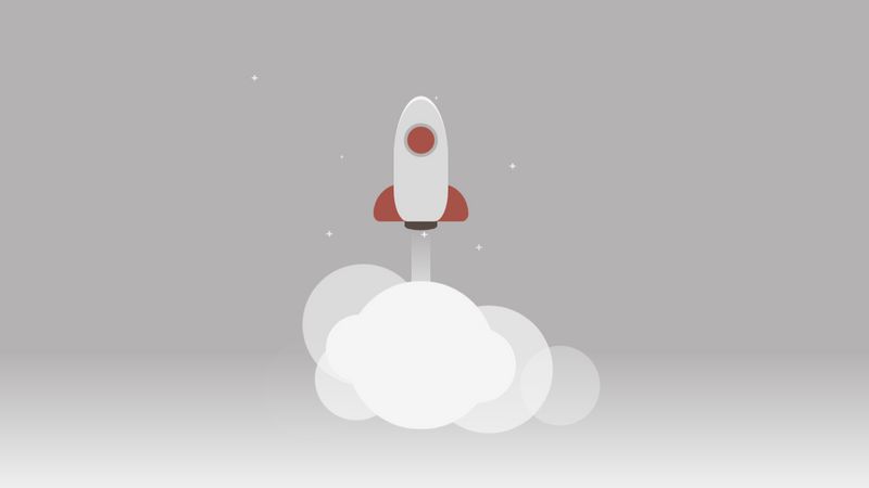 CSS only animated rocket