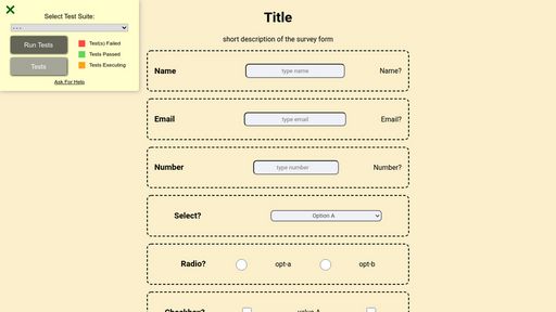 HTML Survey Form Project, Can't Fix Errors - HTML-CSS - The ...