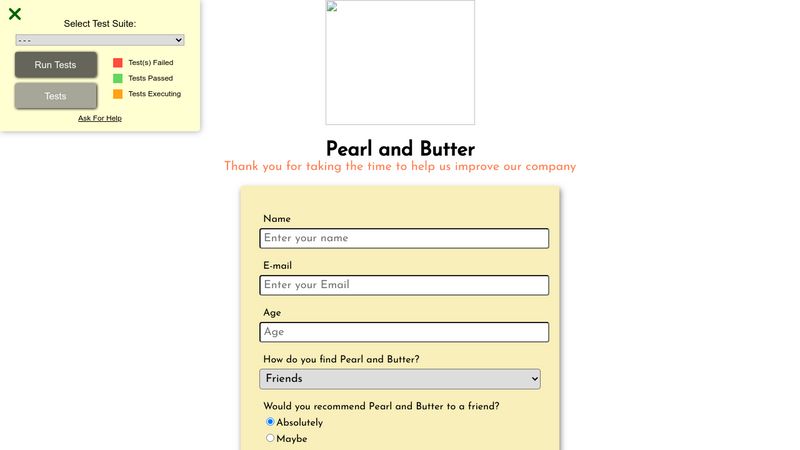 Survey Form - Peal and Butter shop