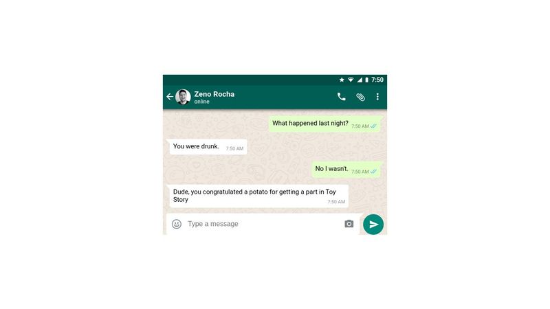 WhatsApp in Pure CSS and JS