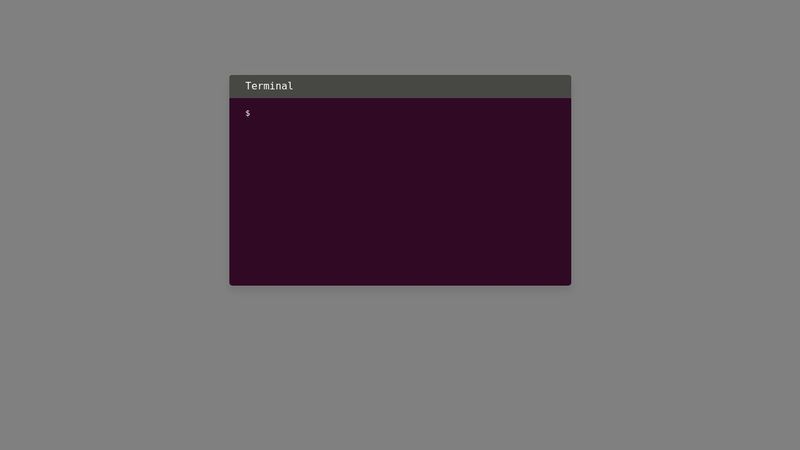 Ubuntu Terminal