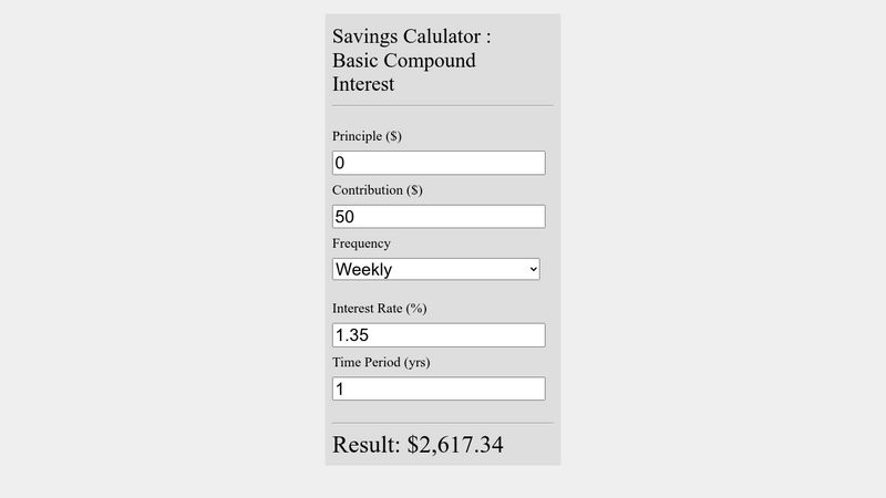 accurate-savings-calculator