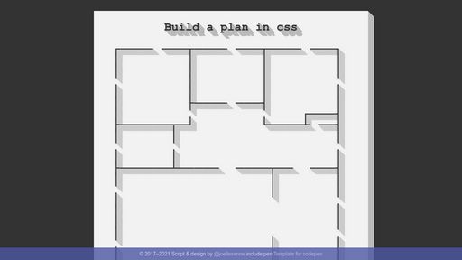 Build a plan in css - Script Codes