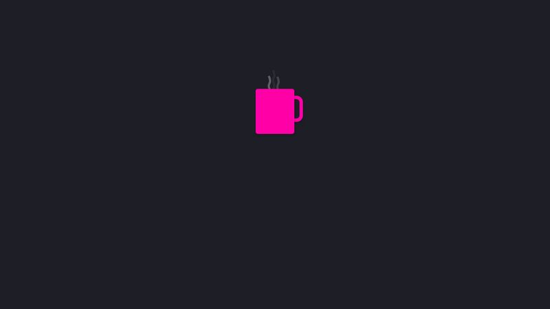 Mug Coffee Smoke Animated (SVG/CSS)