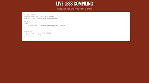 Live LESS Compilation - Script Codes