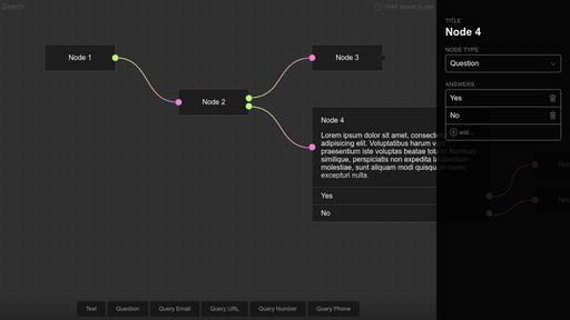 Node editor layout prototype - Script Codes