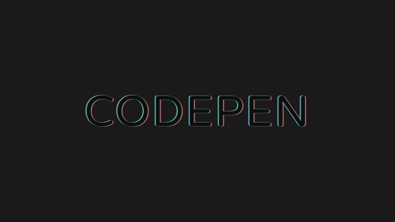 Text Effect Codepen