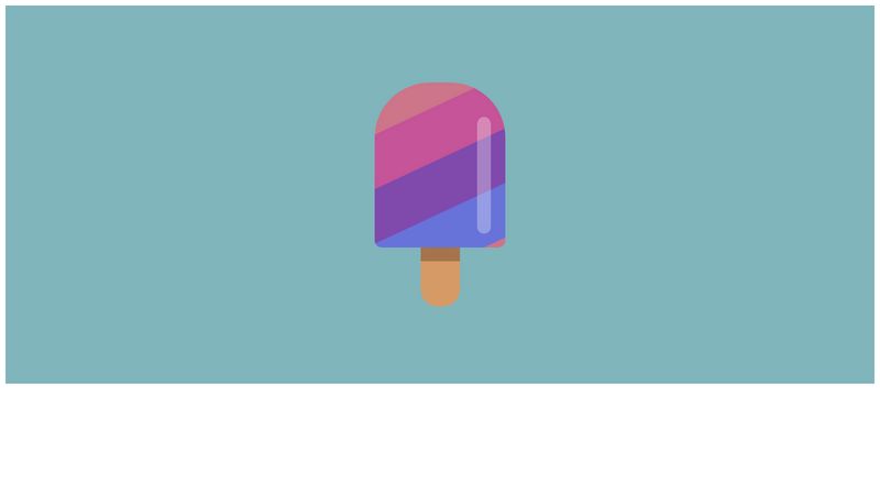 Helado Con Animación, Puro Css