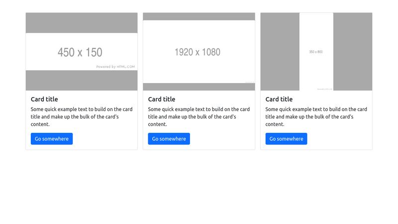 Bootstrap 5 Cards With Responsive Images