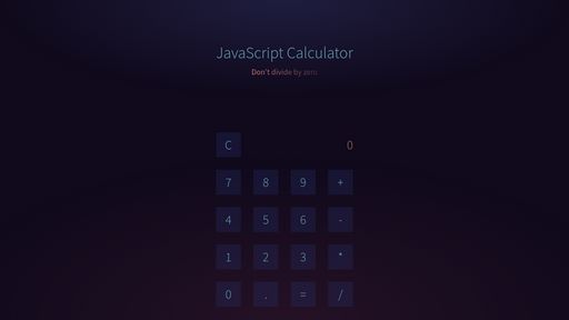 JavaScript calculator - Script Codes
