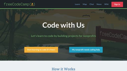 FreeCodeCamp homepage redesign - Script Codes