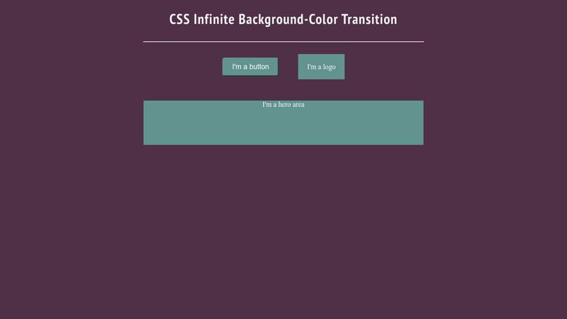 Pure CSS Infinite Background Color Transition là một hình ảnh tuyệt vời để khám phá khả năng chuyển đổi màu nền vô hạn của CSS. Bạn sẽ có cơ hội nhìn thấy sự độc đáo và sáng tạo cùng với màu sắc đa dạng và chuyển đổi mượt mà trên website của bạn.