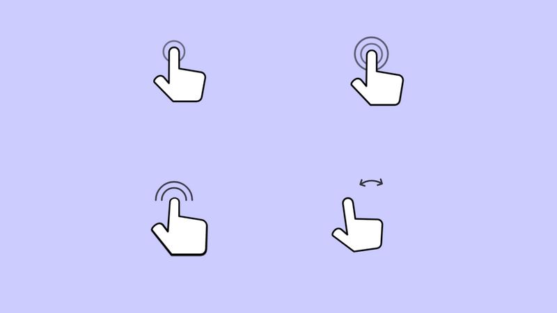 SVG Gesture Icons Animated with CSS