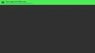 Menu toggle (animate menu icon to close) with Sidebar sliding from left Menu toggle (animate menu icon to close) with Sidebar sliding from left