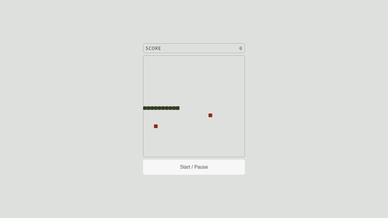 Snake game html css js live preview