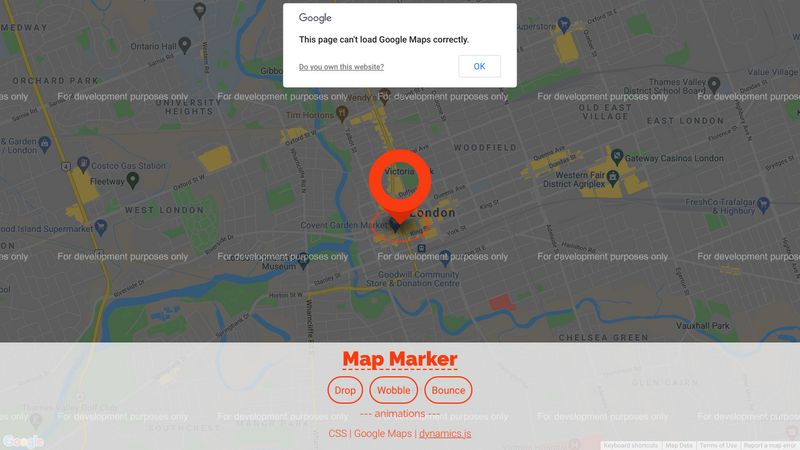 Custom Animated Google Maps Markers