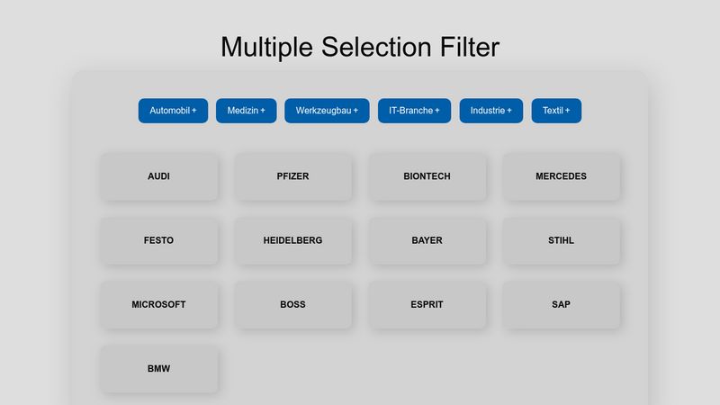 Multiple Selection Filter With JQuery