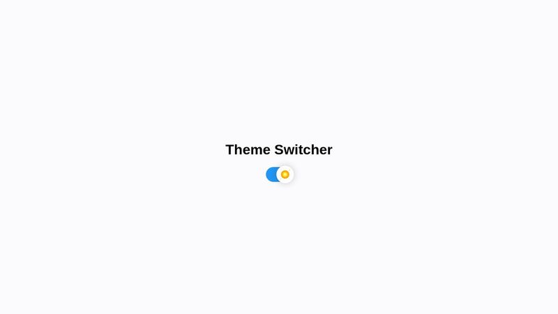 Light and Dark theme switcher