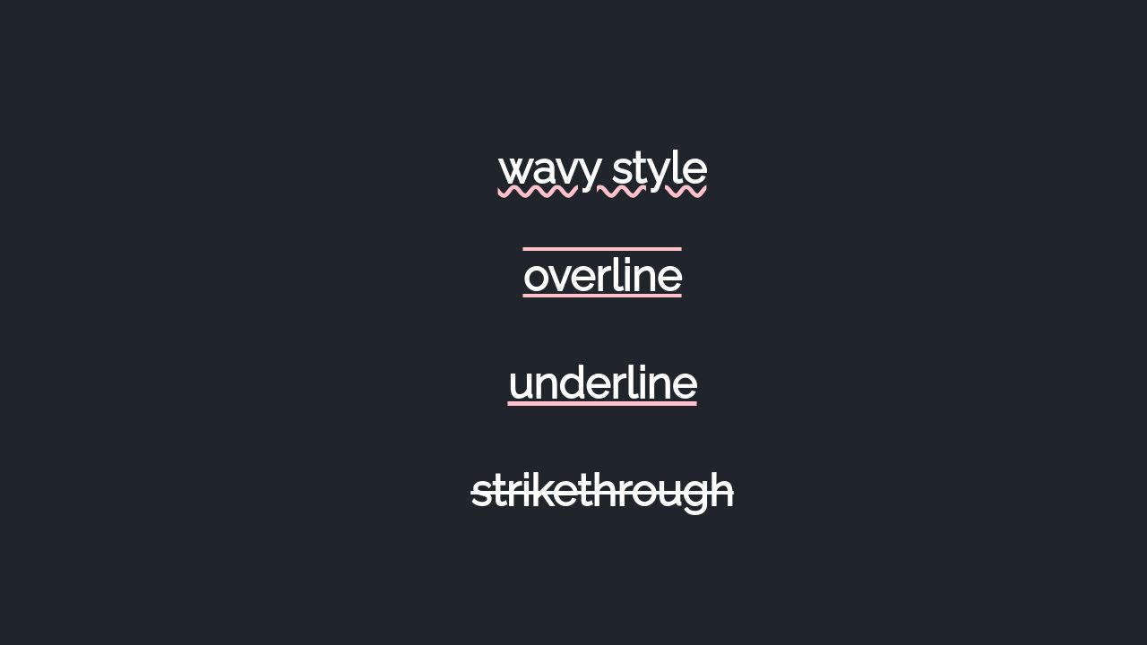 CSS text-decoration hay CSS underline là một tính năng quan trọng được sử dụng để thiết kế trang web đẹp mắt và hiện đại. Với CSS text-decoration, bạn có thể thêm nét gạch dưới, nét gạch chân hoặc các hiệu ứng khác để làm nổi bật các từ và đoạn văn trong trang web của bạn. Với những cập nhật mới nhất trong năm 2024, CSS text-decoration đã trở nên dễ sử dụng hơn và cung cấp nhiều lựa chọn phong phú hơn cho những người đam mê thiết kế web. Nhấn vào hình ảnh liên quan đến CSS text-decoration hoặc CSS underline để khám phá các tính năng mới và cải tiến của nó.