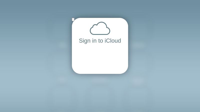 iCloud icons