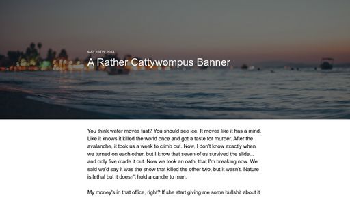 Cattywompus - A Subtle Parallax Banner Plugin