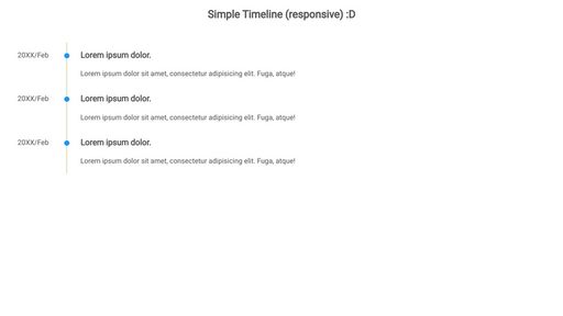 Timeline with CSS - Script Codes