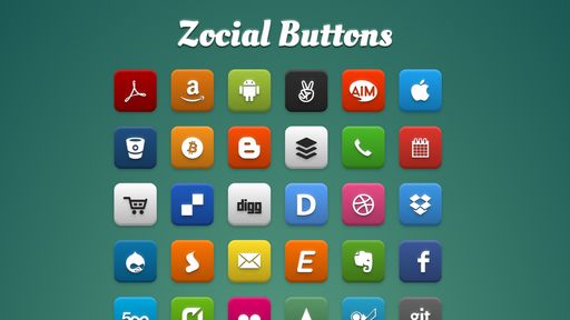 Zocial Buttons - Script Codes