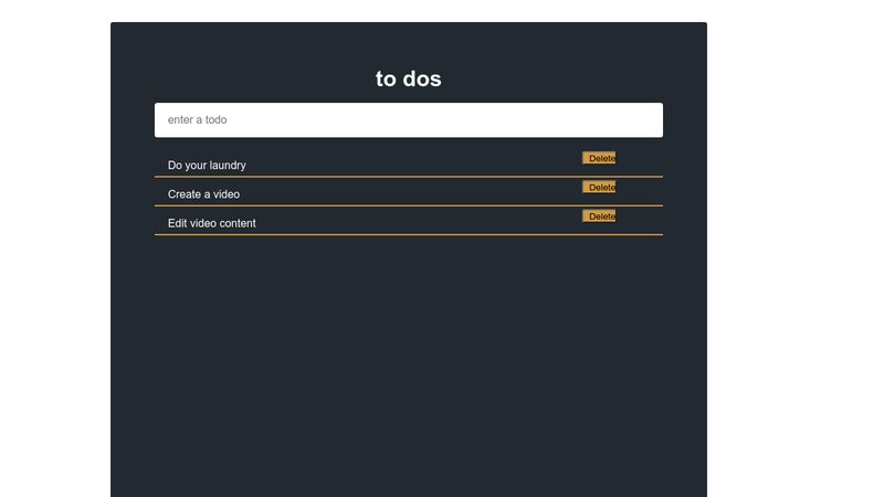 to do list js codepen