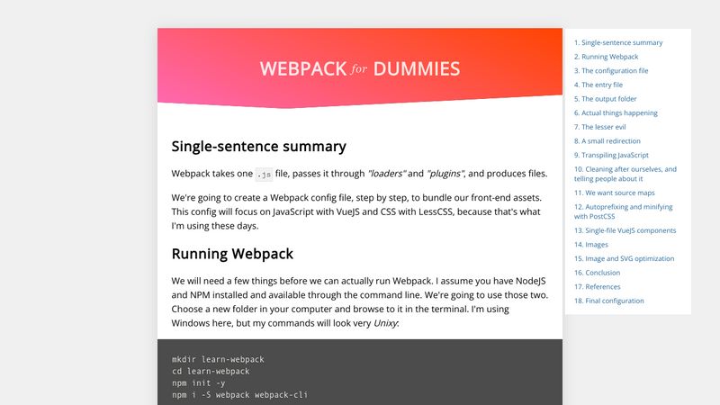 how to run webpack require