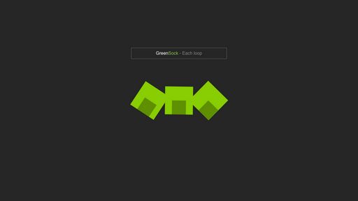 GreenSock - Each Loop with tweens - Script Codes