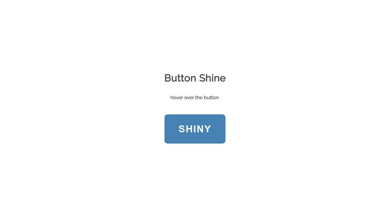 Button Shine Effect CSS