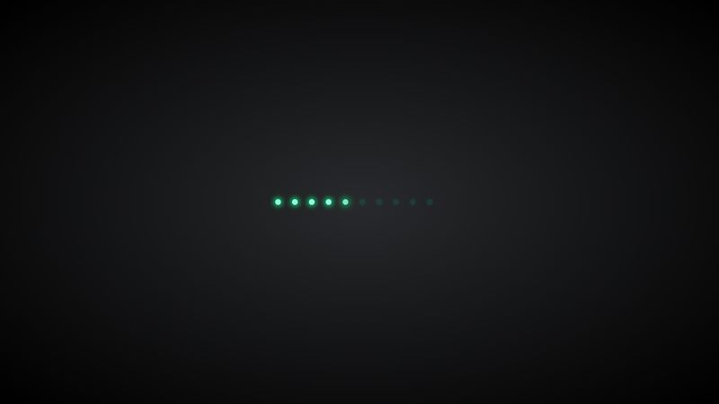 Glowing Loading Dots