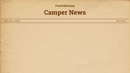 Camper News Clone - Script Codes