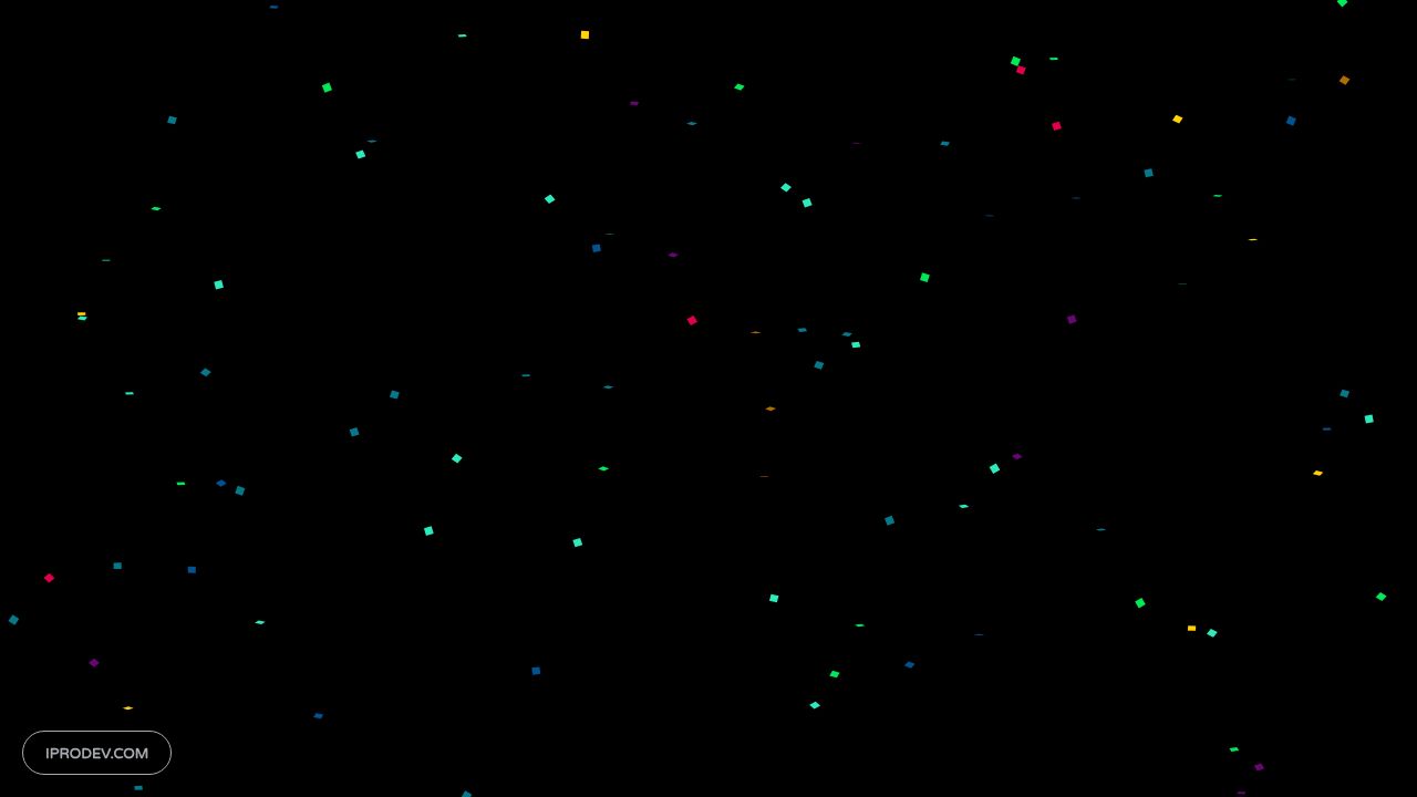 THE CONFETTI ANIMATION THE CONFETTI ANIMATION