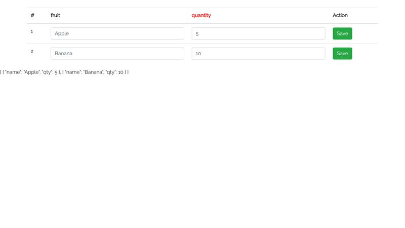 BootstrapVue With B-table And Input Fields