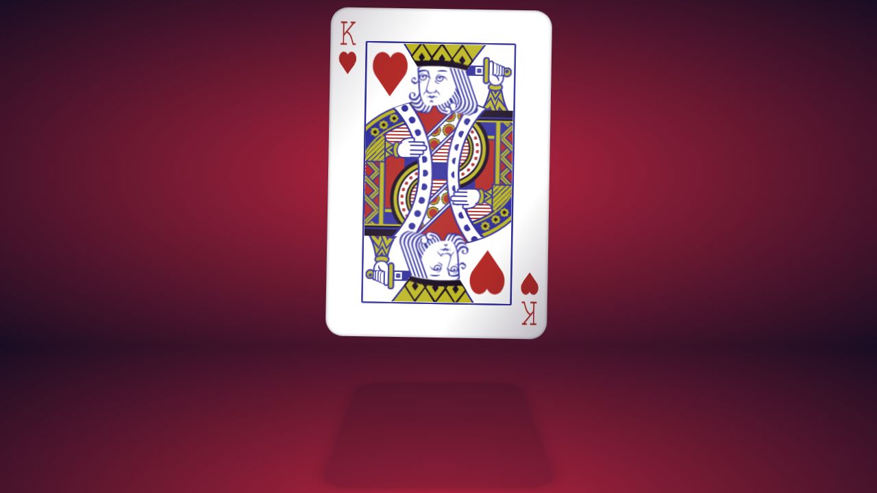 Pure CSS Playing Card  - King of Hearts