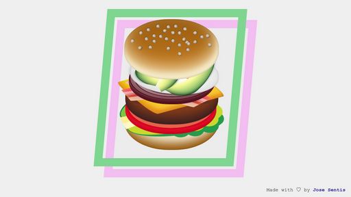 Burger CSS Illustration - Script Codes